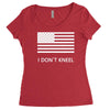 i don't kneel Women's Triblend Scoop T-shirt
