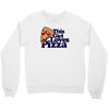 this girl loves pizza Crewneck Sweatshirt