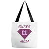 super mom 01 Tote Bags