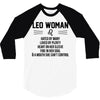 Leo Woman 3/4 Sleeve Shirt