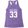 polk high Racerback Tank