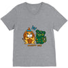 scaredy cats V-Neck Tee