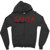 santa i'm a big fun Zipper Hoodie