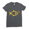 gold fish Ladies Fitted T-Shirt