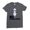 no probllama Ladies Fitted T-Shirt