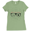 ride the wave Ladies Fitted T-Shirt