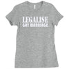 legalise gay marriage Ladies Fitted T-Shirt