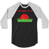 disc golf dirty sex joke pun ground penetration 3/4 Sleeve Shirt