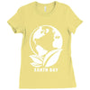 earth day planet Ladies Fitted T-Shirt