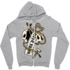 work hard until die Zipper Hoodie