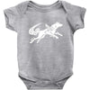 okami tribute wolf ladies Baby Onesie