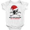 skull christmas Baby Bodysuit
