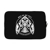 why do we fall, so we can learn to pickup ourselves up black Laptop sleeve