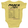 March Girl Facts Aries Baby Onesie