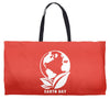 earth day planet Weekender Totes
