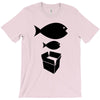 big fish little fish cardboard box   music t shirt T-Shirt