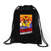 falcon punch out Drawstring Bags