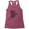 rock paper scissors lizard spock big bang theory geek nerd gift t shir Racerback Tank