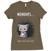 mondays (2) Ladies Fitted T-Shirt