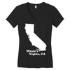 Whale's Vagina CA Women's V-Neck T-Shirt