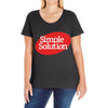 simpe solution Ladies Curvy T-Shirt