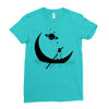 On The Moon Ladies Fitted T-Shirt