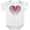 love red best Baby Bodysuit