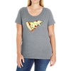 Pizza Slice Little Ladies Curvy T-Shirt