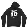 team 10  silver Unisex Hoodie