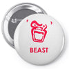 instinct attention gorilla beast Pin-back button