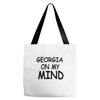 georgia is my mind Tote Bags
