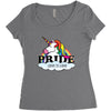Pride Love is Love Women's Triblend Scoop T-shirt