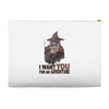 i want you for an adventure Accessory Pouches