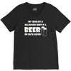 a balanced diet is a beer in each hand V-Neck Tee