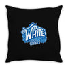 white rock candy Throw Pillow
