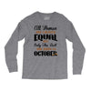 all women are created equal but only the best are born in october Long Sleeve Shirts