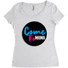 mommy Women's Triblend Scoop T-shirt