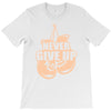 Never Give Up Uterine Cancer Awareness T-Shirt