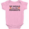 We Sould All Be Feminists Baby Bodysuit