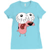 personnage de cartoon Ladies Fitted T-Shirt