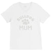 bulldog mum V-Neck Tee