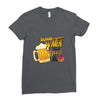 save water drink beer Ladies Fitted T-Shirt