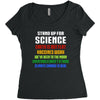 Stand Up for Science Women's Triblend Scoop T-shirt