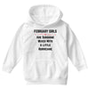 February girls Youth Hoodie