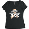 Careful I Already Kicked Cancer Ass Women's Triblend Scoop T-shirt