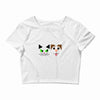 cat and dog Crop Top