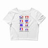 how politics work Crop Top