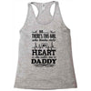 There's This Girl Who Stole My Heart She Calls Me Daddy Racerback Tank