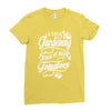 i love gardeing Ladies Fitted T-Shirt