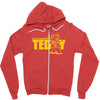 touchdown teddy Zipper Hoodie